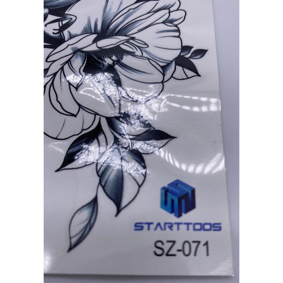 Starttoos Temporary Waterproof Large Body Art Tattoos Sticker 3 Sleeve Set - Picture 6 of 9